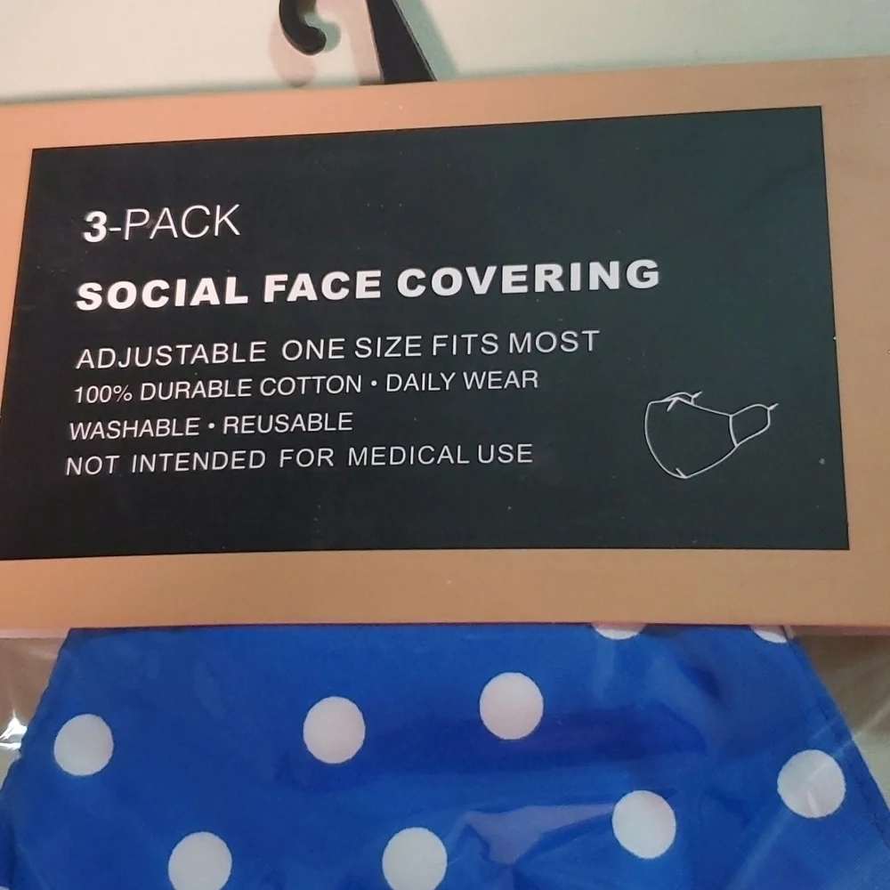 🌶NWT 3 PACK FACE MASK
